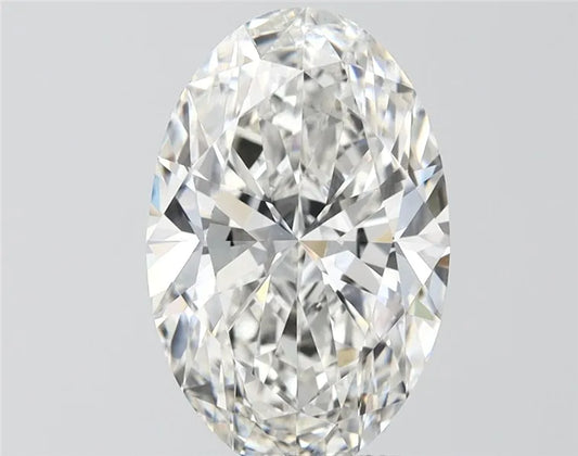 3.51ct Oval Lab Grown Diamond (Colour F, Clarity VVS2, IGI Certified)