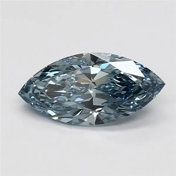 1.16ct Marquise Lab Grown Diamond (Colour Fancy Vivid Blue, Clarity VS1, IGI Certified)