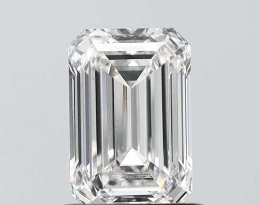 1.11ct Emerald Lab Grown Diamond (Colour E, Clarity VVS2, IGI Certified)