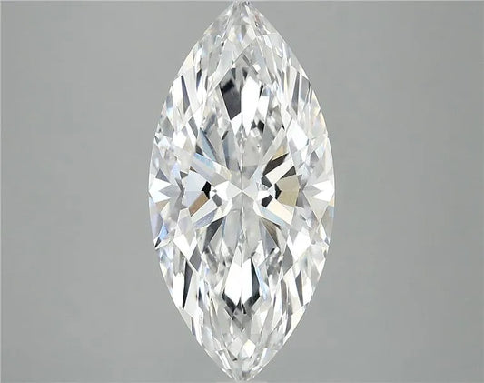 4.10ct Marquise Lab Grown Diamond (Colour D, Clarity VVS2, IGI Certified)