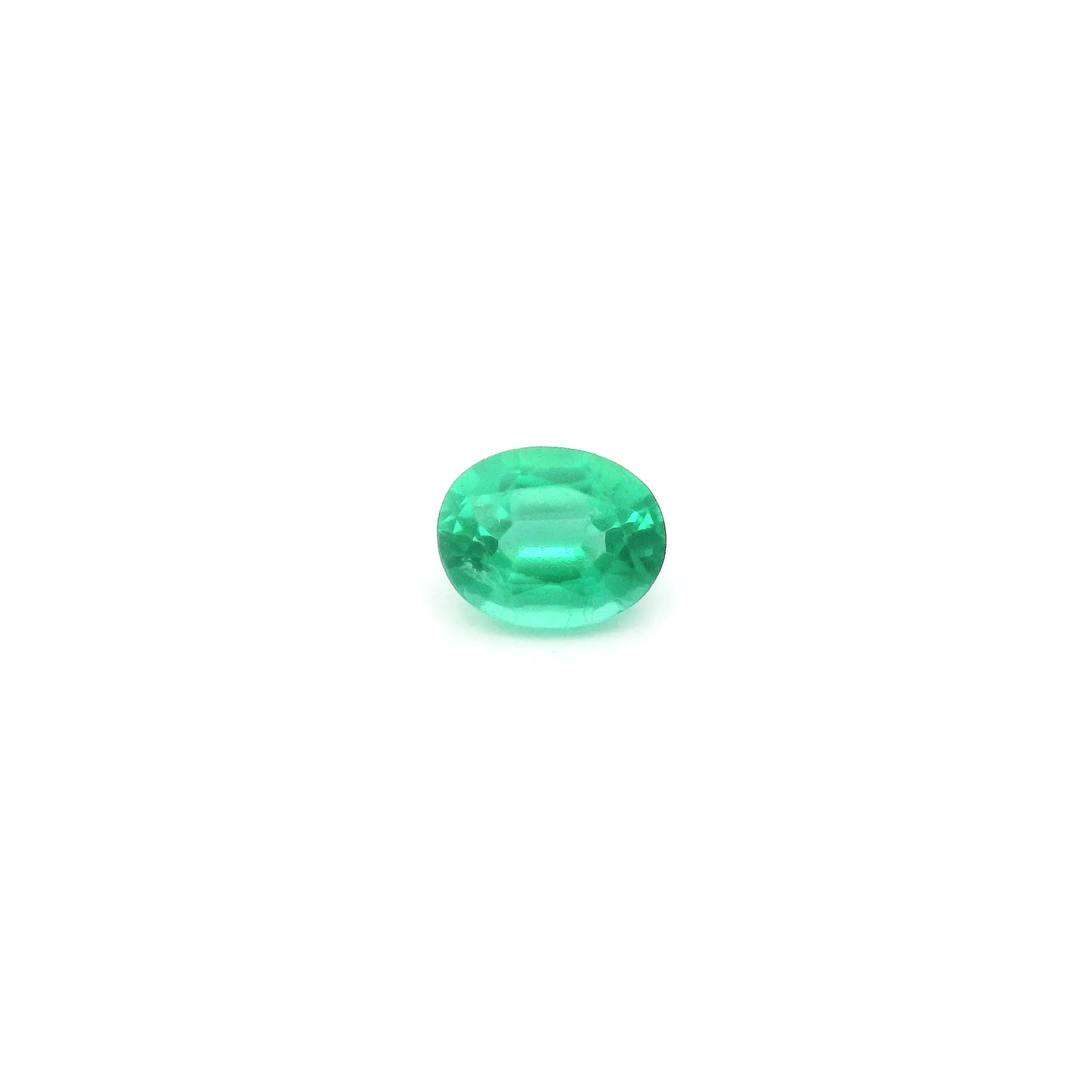 0.45ct Oval Natural Emerald (Colour Green, Clarity Eye Clean, Cut Faceted)
