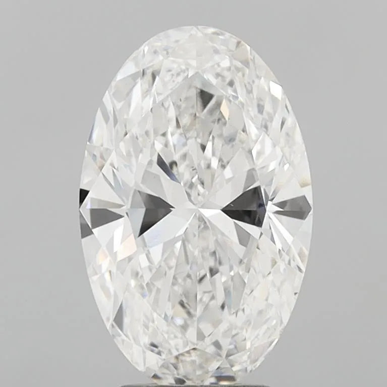 3.50ct Oval Lab Grown Diamond (Colour E, Clarity VS2, IGI Certified)