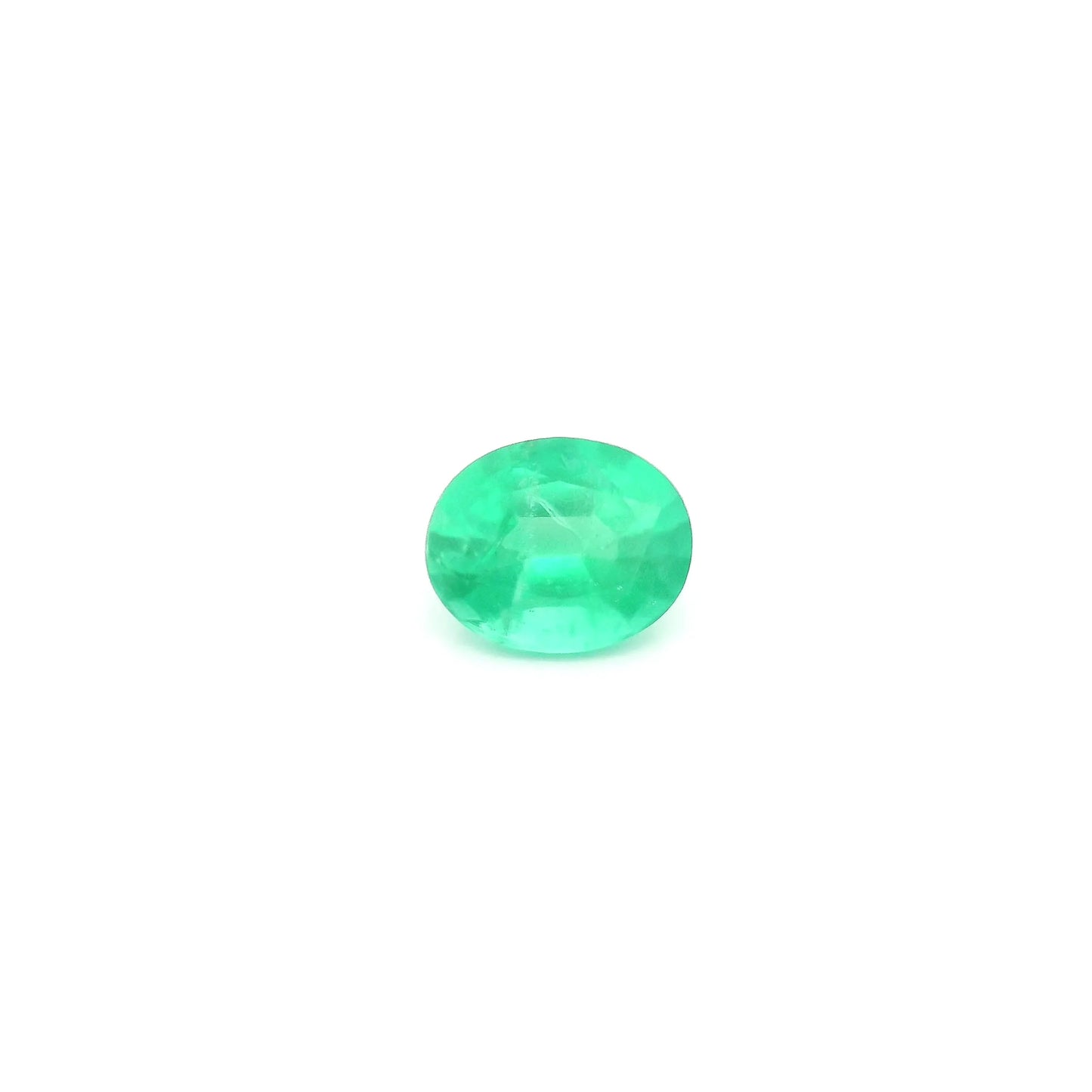 0.58ct Oval Natural Emerald (Colour Green, Clarity Slightly Included, Cut Faceted)