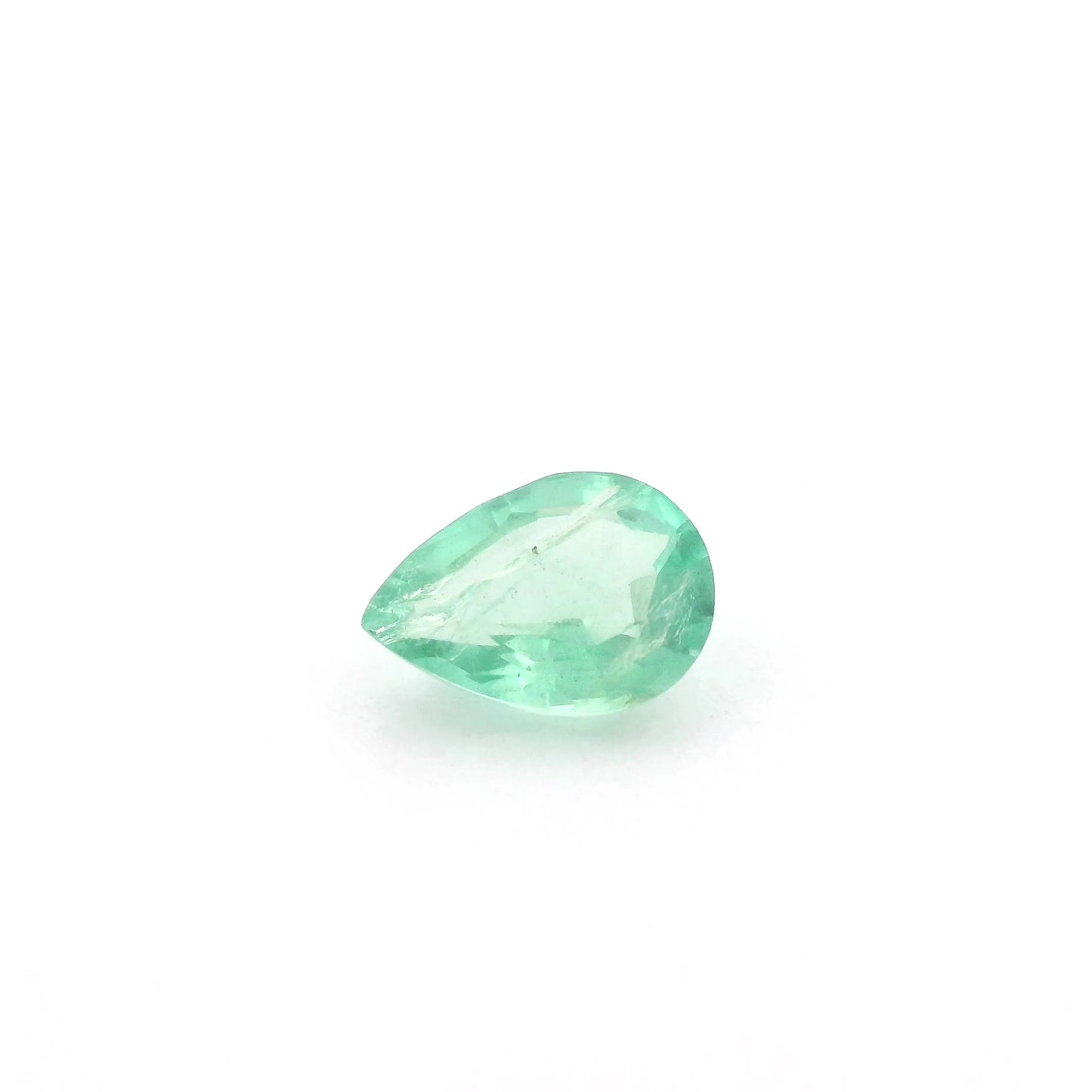 1.02ct Pear Natural Emerald (Colour Green, Clarity Slightly Included, Cut Faceted)