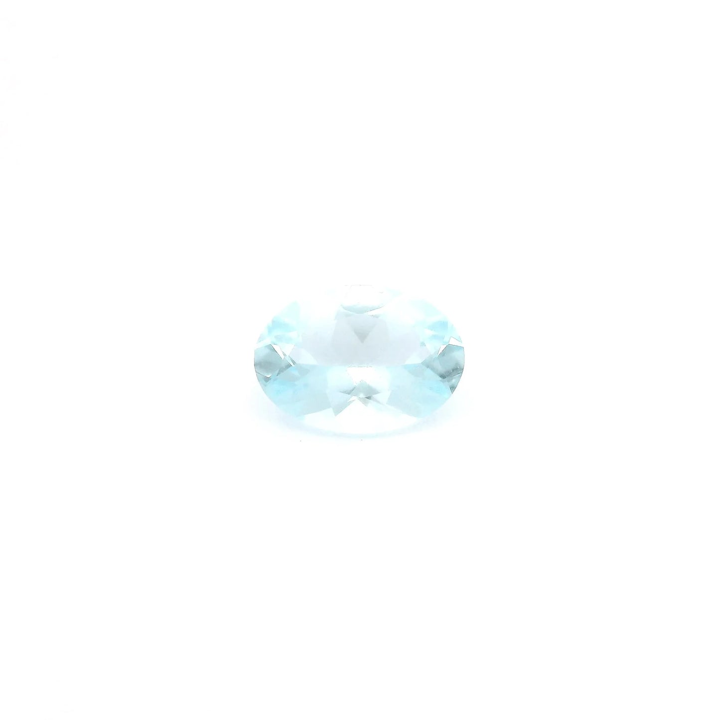 0.62ct Oval Natural Aquamarine (Colour Blue, Clarity Eye Clean, Cut Faceted)