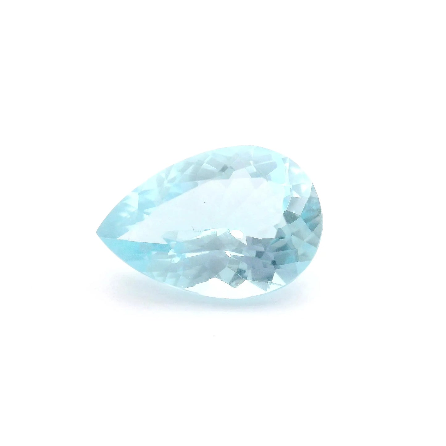 3.10ct Pear Natural Aquamarine (Colour Blue, Clarity Eye Clean, Cut Faceted)