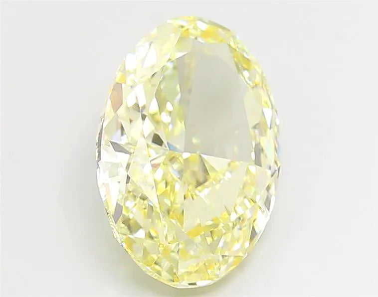 6.01ct Oval Lab Grown Diamond (Colour Fancy Yellow, Clarity VVS2, IGI Certified)