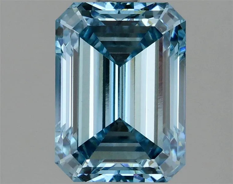 2.04ct Emerald Lab Grown Diamond (Colour Fancy Intense Blue, Clarity VVS2, IGI Certified)