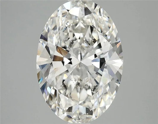 3.80ct Oval Lab Grown Diamond (Colour G, Clarity VS2, IGI Certified)