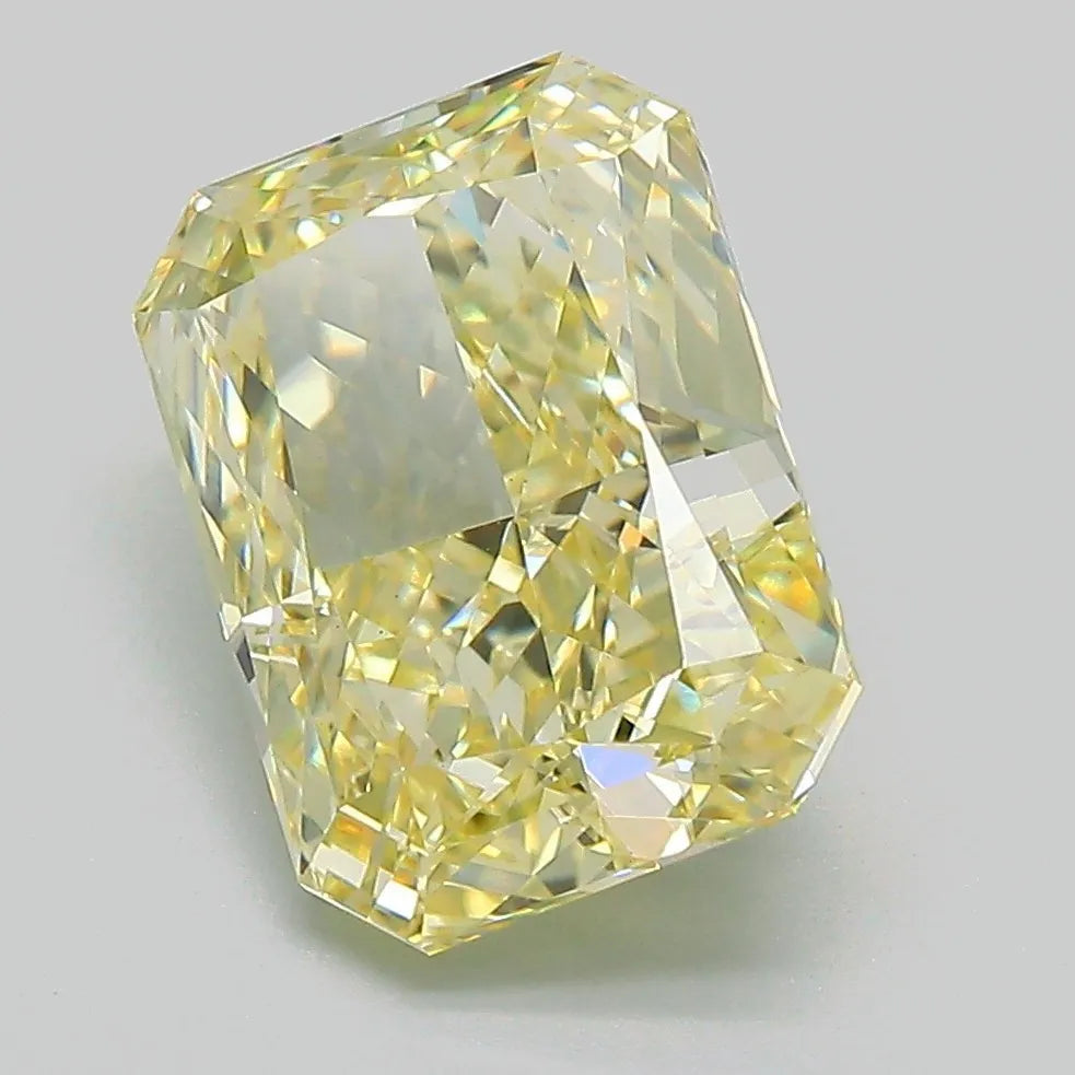 4.00ct Radiant Lab Grown Diamond (Colour Fancy Yellow, Clarity VS1, IGI Certified)