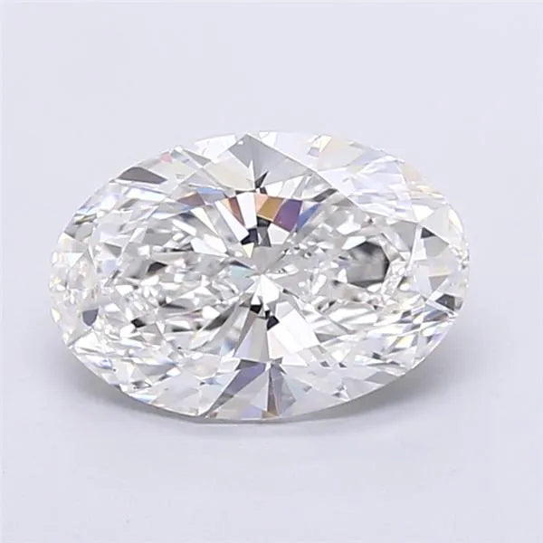 3.00ct Oval Lab Grown Diamond (Colour D, Clarity SI1, IGI Certified)