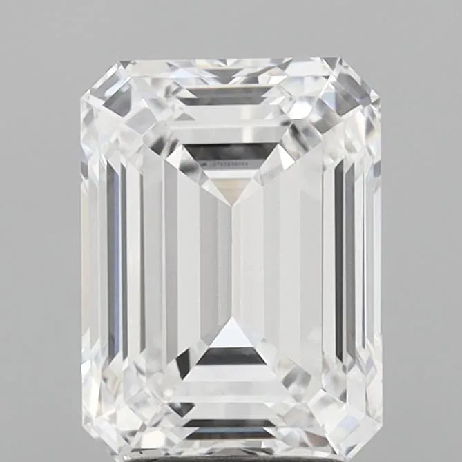3.00ct Emerald Lab Grown Diamond (Colour D, Clarity VVS2, IGI Certified)