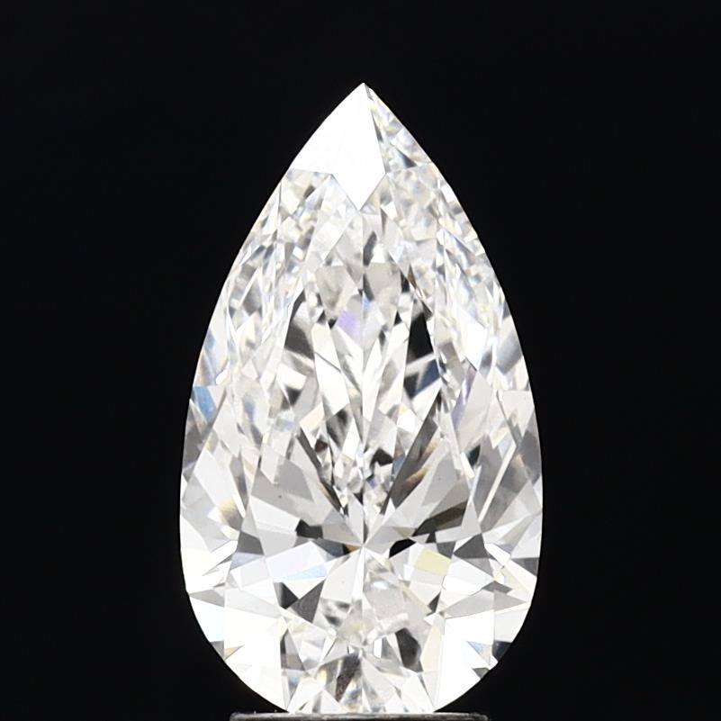 3.79ct Pear Brilliant Cut Lab Grown Diamond (Color: G Clarity: VS1)