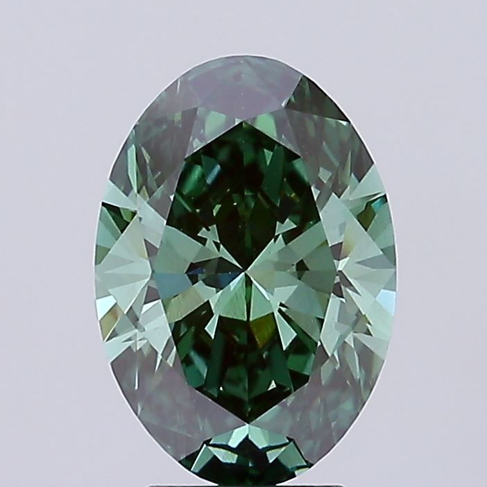 3.09ct Oval Lab-Grown Diamond (Color: Fancy Clarity: VS1)
