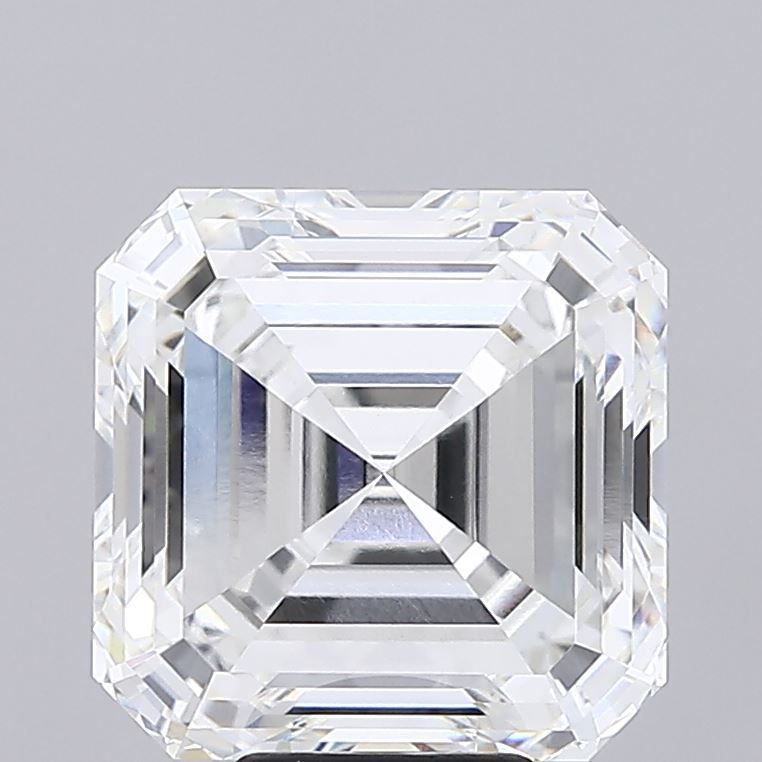8.01ct Square Emerald Cut Lab Grown Diamond (Color: F Clarity: VVS2)