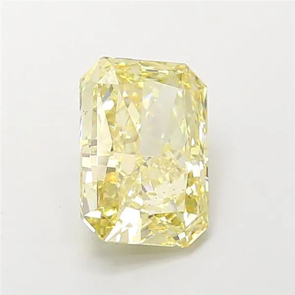 3.06ct Radiant Lab Grown Diamond (Colour Fancy Light Yellow, Clarity VS2, IGI Certified)