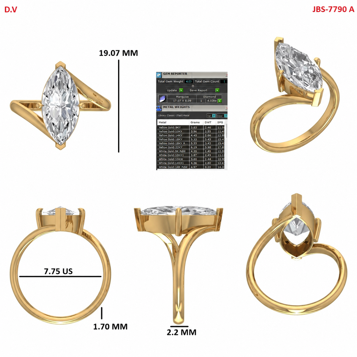 Custom Ring Order James Carroll