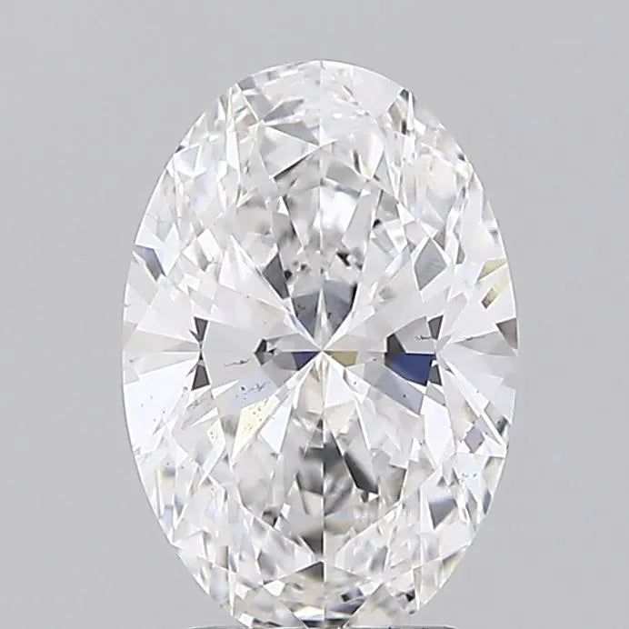 2.55ct Oval Lab Grown Diamond (Colour E, Clarity VS2, IGI Certified)