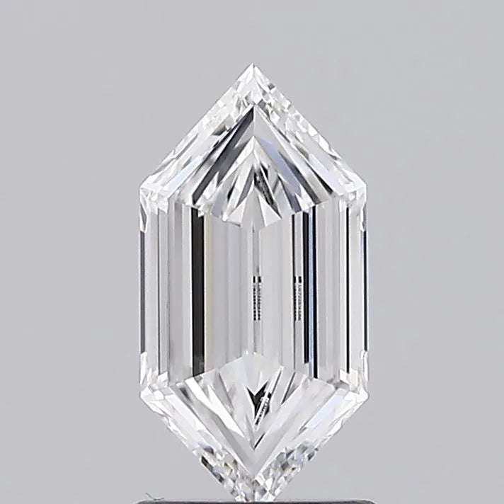 1.15ct Hexagonal Lab Grown Diamond (Colour E, Clarity VVS2, IGI Certified)