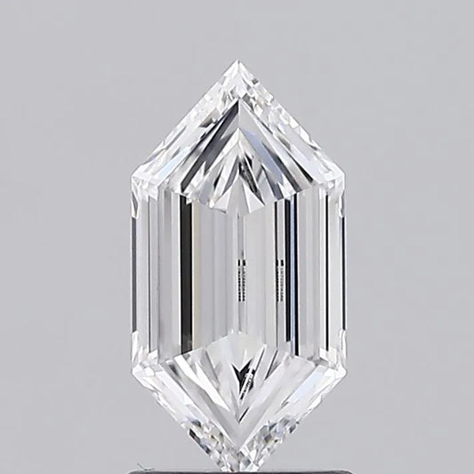1.15ct Hexagonal Lab Grown Diamond (Colour E, Clarity VVS2, IGI Certified)