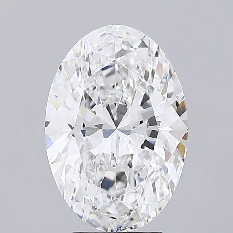 3.65ct Oval Lab Grown Diamond (Colour E, Clarity VVS2, IGI Certified)