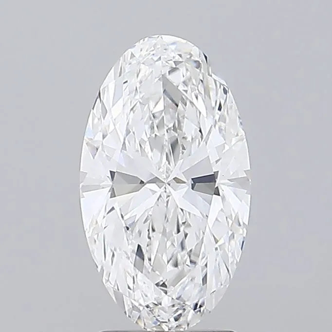 2.41ct Oval Lab Grown Diamond (Colour E, Clarity VVS2, IGI Certified)