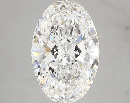 5.17ct Oval Lab Grown Diamond (Colour E, Clarity SI2, IGI Certified)