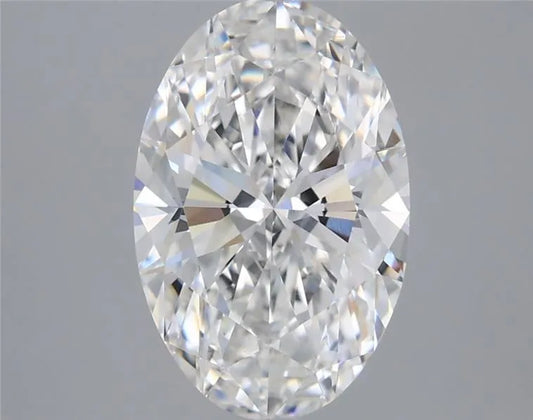 3.02ct Oval Lab Grown Diamond (Colour E, Clarity VVS2, IGI Certified)