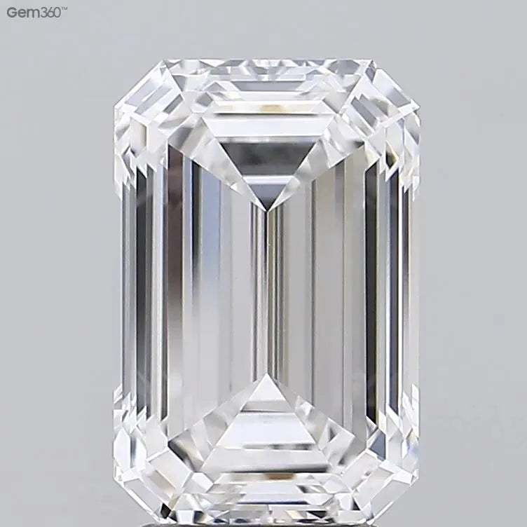 4.04ct Emerald Lab Grown Diamond (Colour E, Clarity VVS2, IGI Certified)