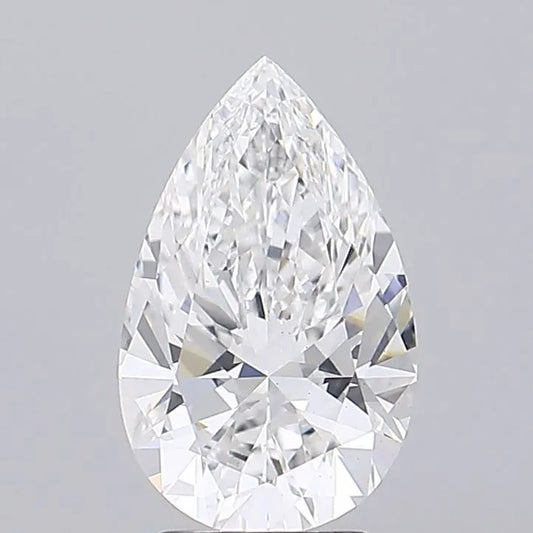3.00ct Pear Lab Grown Diamond (Colour E, Clarity VS1, IGI Certified)