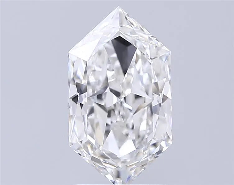 2.00ct Hexagonal Lab Grown Diamond (Colour E, Clarity VS1, IGI Certified)
