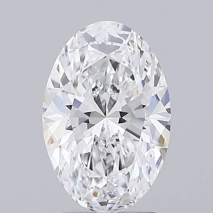 2.00ct Oval Lab Grown Diamond (Colour D, Clarity VS1, IGI Certified)