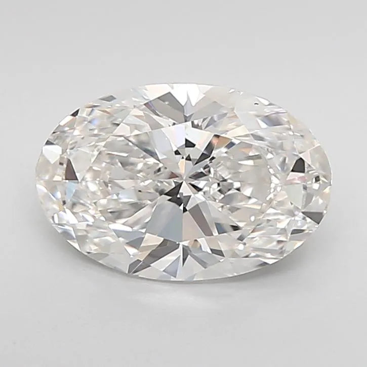 2.00ct Oval Lab Grown Diamond (Colour F, Clarity VS1, IGI Certified)