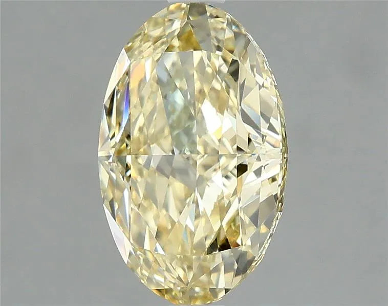 2.00ct Oval Natural Diamond (Colour Fancy Light Blueish Yellow, Clarity VVS2, GIA Certified)