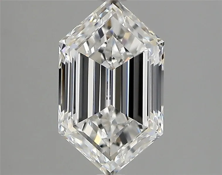 2.01ct Hexagonal Lab Grown Diamond (Colour E, Clarity VVS2, IGI Certified)
