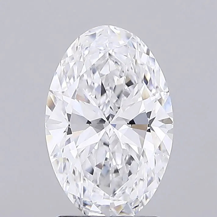 2.01ct Oval Lab Grown Diamond (Colour D, Clarity VVS2, IGI Certified)