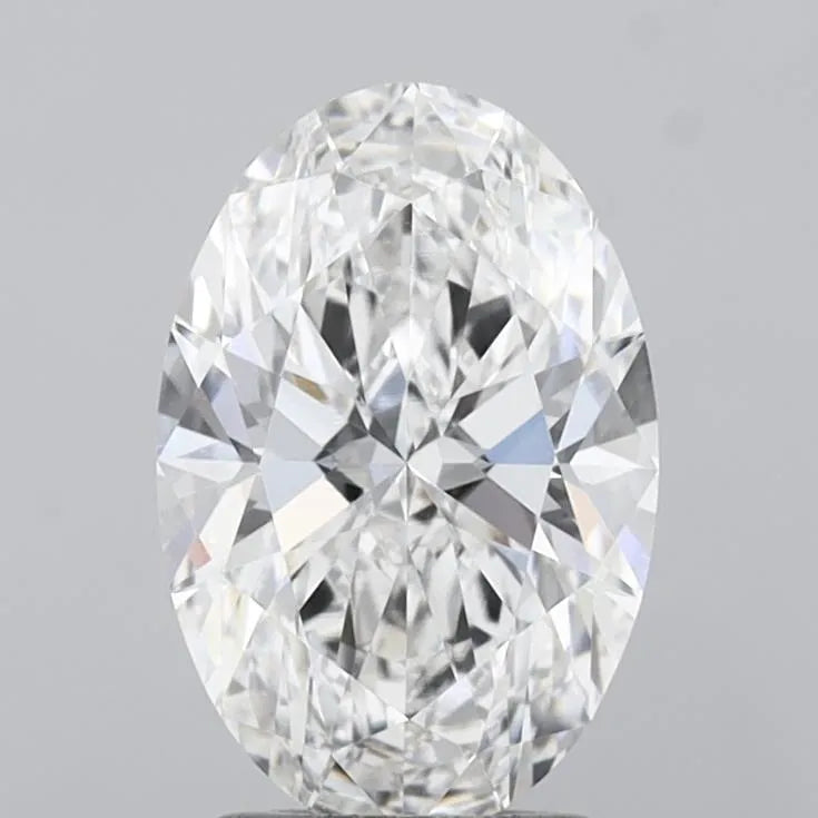 2.01ct Oval Lab Grown Diamond (Colour F, Clarity VVS2, IGI Certified)