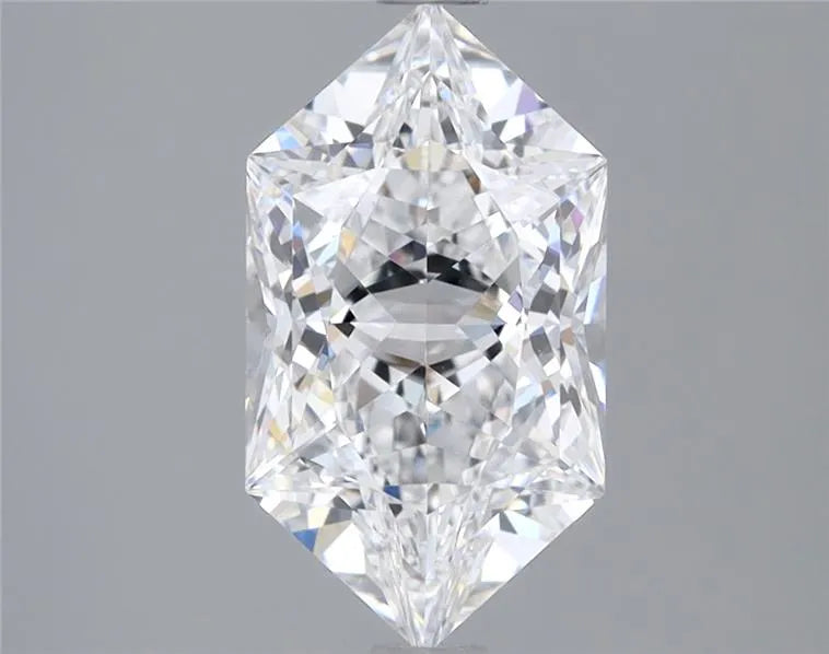 2.03ct Hexagonal Lab Grown Diamond (Colour D, Clarity VVS2, IGI Certified)