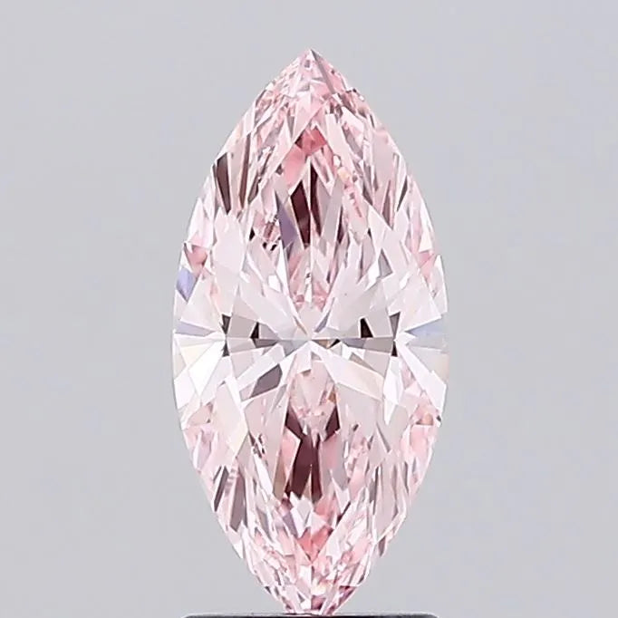 2.04ct Marquise Lab Grown Diamond (Colour Fancy Vivid Pink, Clarity VS1, IGI Certified)
