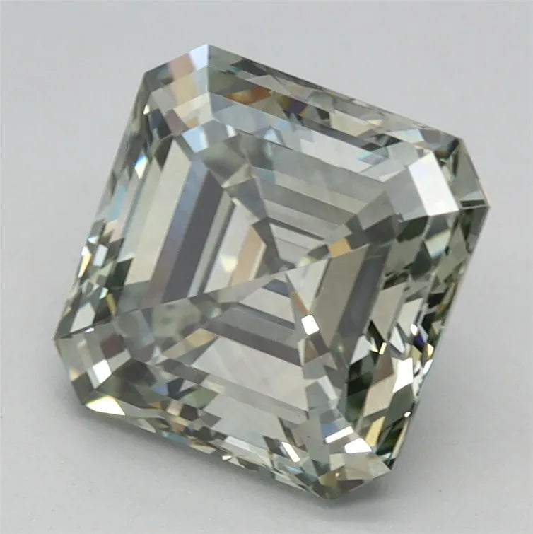 2.05ct Asscher Lab Grown Diamond (Colour Fancy Intense Green, Clarity VS1, IGI Certified)