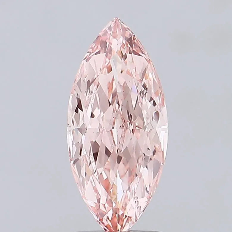 2.05ct Marquise Lab Grown Diamond (Colour Fancy Intense Pink, Clarity VS2, IGI Certified)