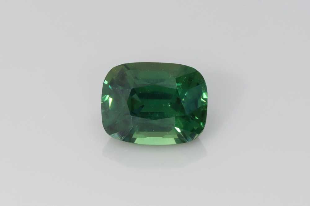 2.06ct Cushion Natural Sapphire (Colour Teal, Clarity Eye Clean, Cut Faceted)