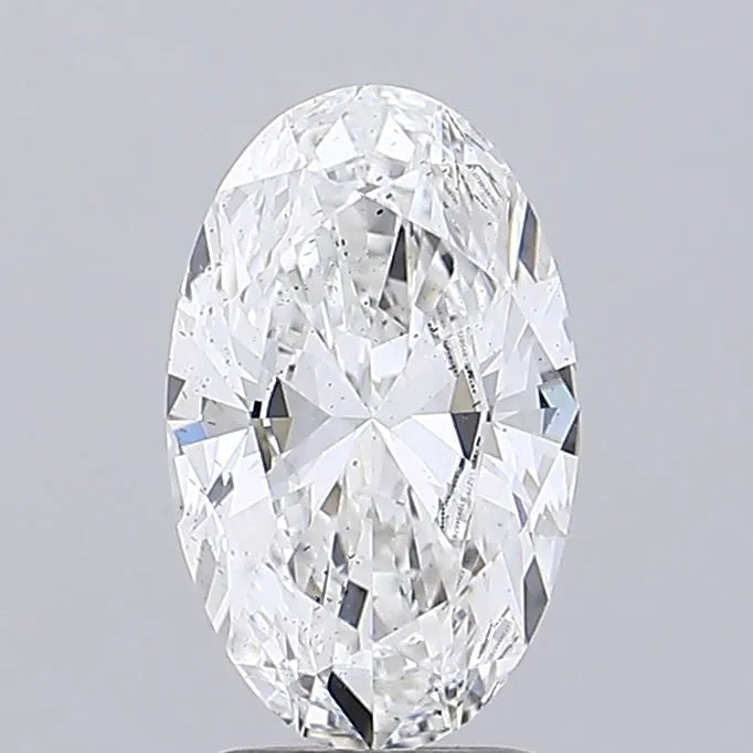 2.09ct Oval Lab Grown Diamond (Colour F, Clarity SI1, IGI Certified)