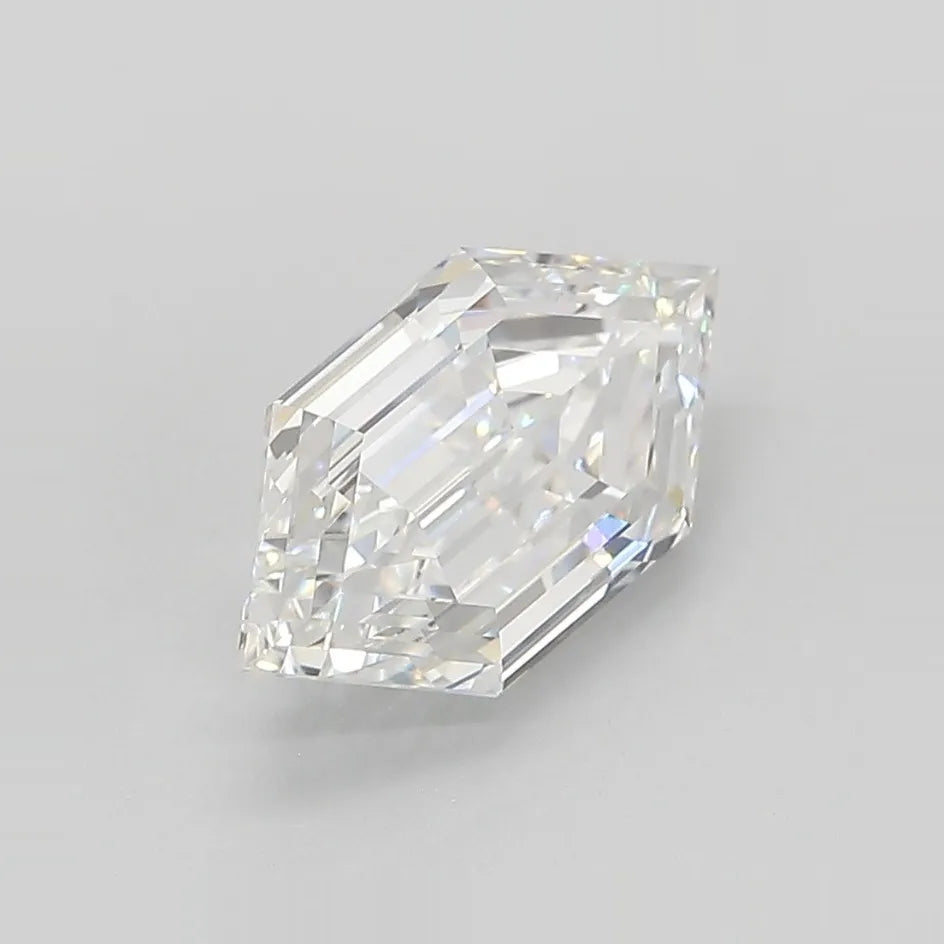 2.10ct Hexagonal Lab Grown Diamond (Colour E, Clarity VVS2, IGI Certified)
