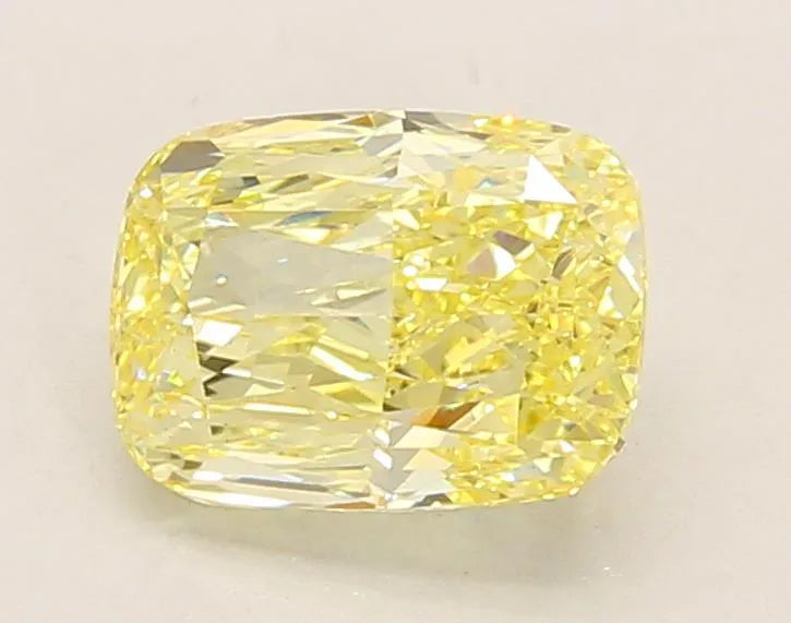 2.11ct Cushion modified Lab Grown Diamond (Colour Fancy Intense Yellow, Clarity VS1, IGI Certified)