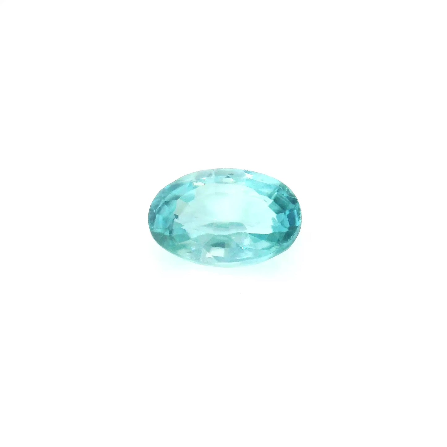 2.11ct Oval Natural Zircon (Colour Blue, Clarity Eye Clean, Cut Faceted)