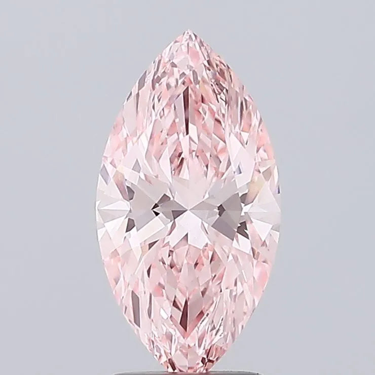 2.41ct Marquise Lab Grown Diamond (Colour Fancy Vivid Pink, Clarity VVS2, IGI Certified)