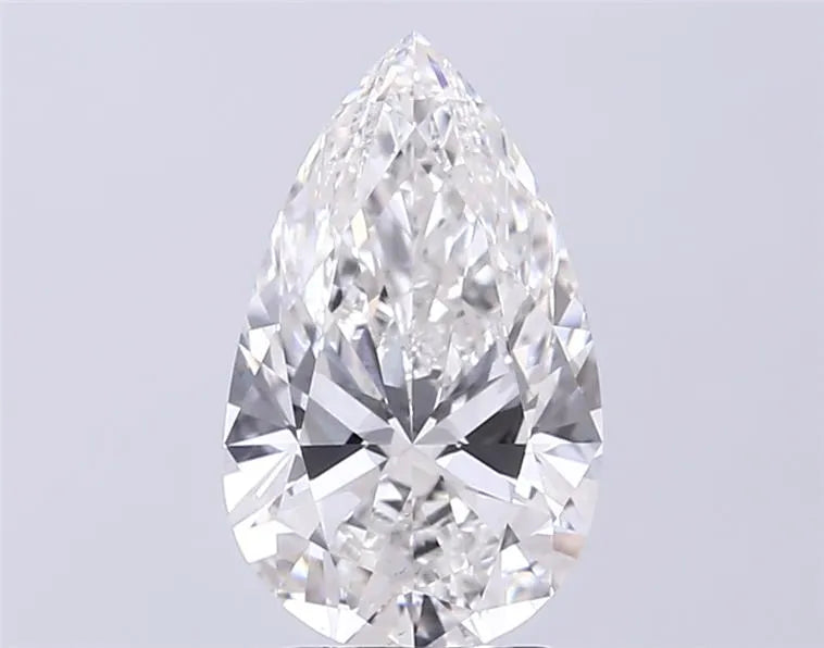 2.50ct Pear Lab Grown Diamond (Colour F, Clarity VS1, IGI Certified)