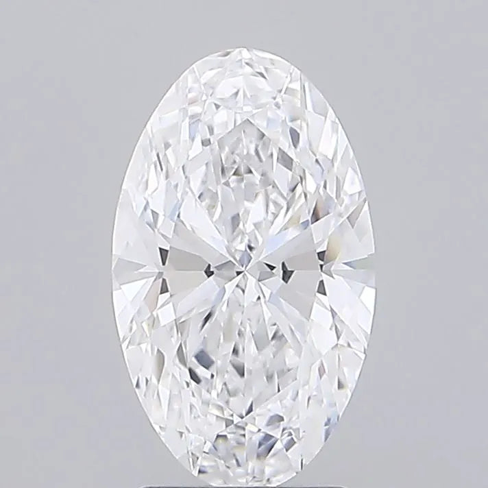 2.51ct Oval Lab Grown Diamond (Colour D, Clarity VVS1, IGI Certified)