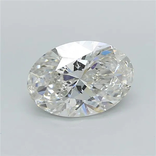 2.51ct Oval Lab Grown Diamond (Colour G, Clarity VVS2, IGI Certified)